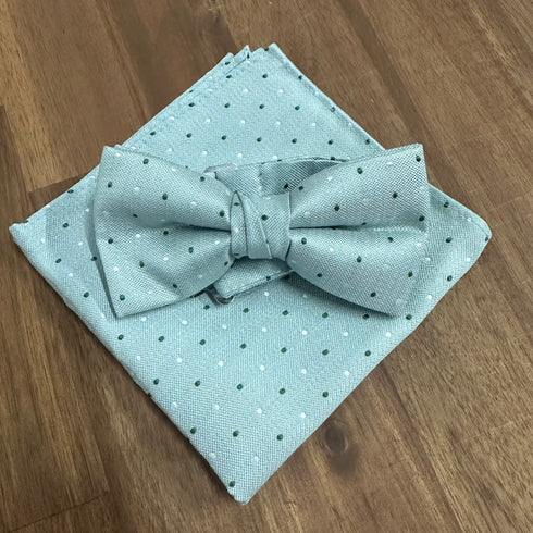 Fliege und Einstecktuch SET // gemustert