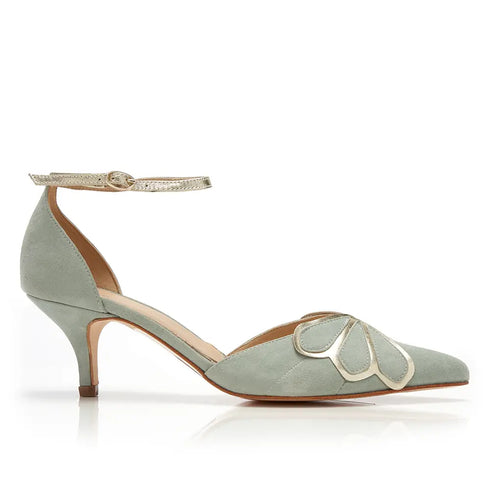 Anais - Elegante Brautschuh in MInt // Auslaufmodell zum Sonderpreis