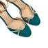 LUELLA - geschlossener Brautschuh von Rachel Simpson Shoes in Petrol 3