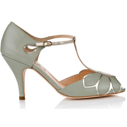 Mimosa - Brautschuh Mint // Auslaufartikel zum Sonderpreis