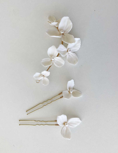 ALLEGRA SET // Haarnadeln mit Blüten