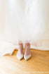 AMELIA/ // Brautschuhe mit Spitze bestickt