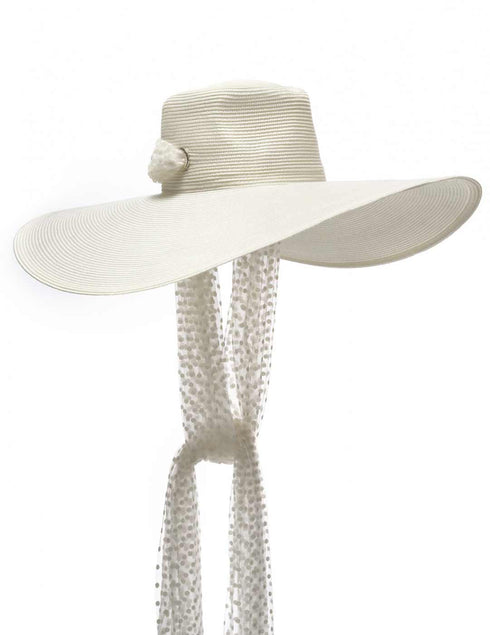 HUT mit breiter Krempe für die Braut